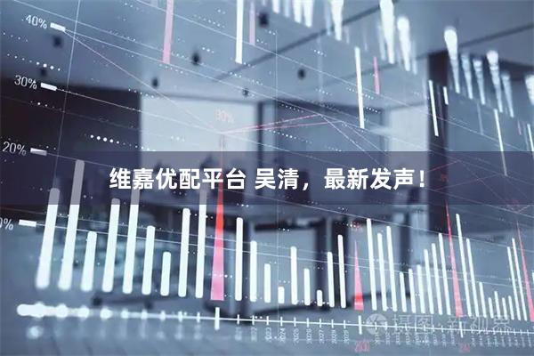 维嘉优配平台 吴清，最新发声！